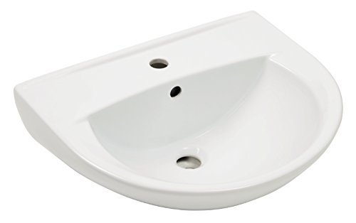 Waschtisch marTa | 55 cm | Weiß | Waschbecken | Waschplatz | Bad | Badezimmer | Gäste-WC | Keramik | Design | Mit Überlaufschutz