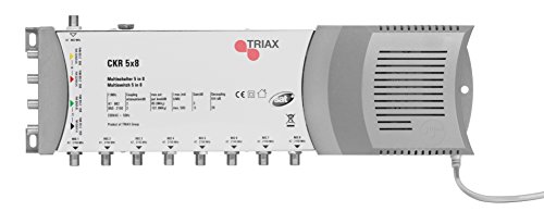 Triax CKR5x8 Multischalter (5 Eingängen, 8 Ausgängen) mit Netzteil