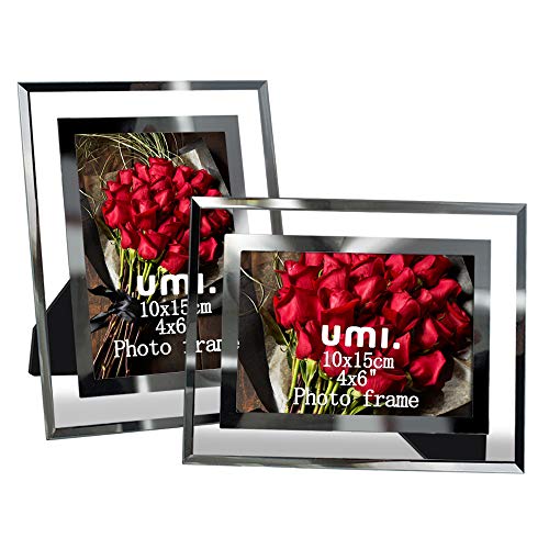 Umi. Essentials Bilderrahmen 10 x 15 cm aus Glas 2er Set