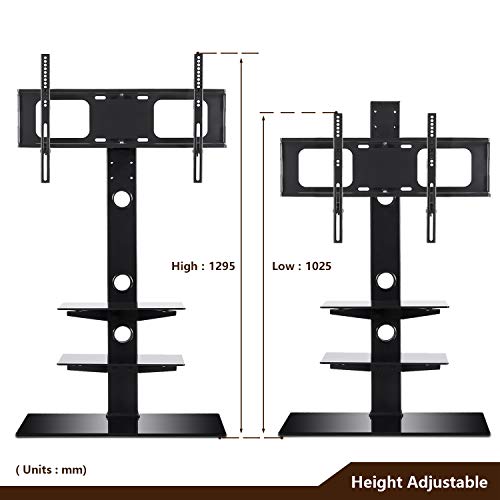 RFIVER Universal TV Ständer für 32-65 Zoll Fernsehtisch Rack