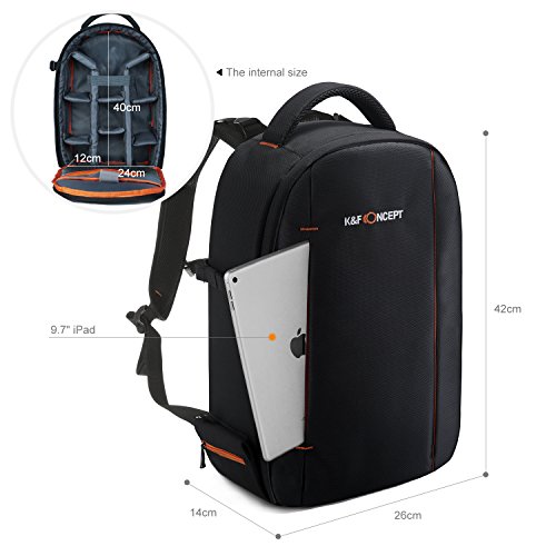 FRETHIND Kamerarucksack Wasserfest - DSLR Tasche Für Kamera & Laptop 15,6 Zoll