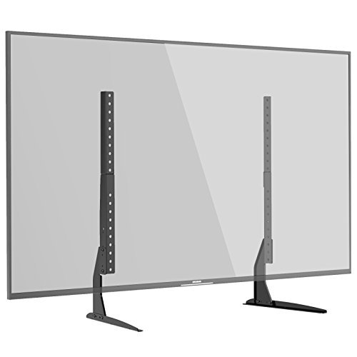 1home Universal TV Ständer für LCD LED 22-65 Zoll Fernseher Tisch Standfuß Fernsehtisch TV Halterung Höhenverstellbar Fernsehstand