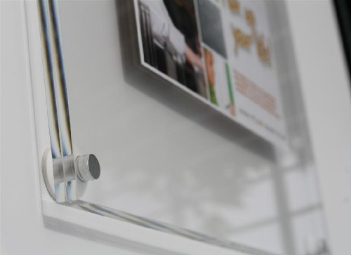 Egofine Magnetischer Bilderrahmen A4 - Schwebend & Doppelseitig