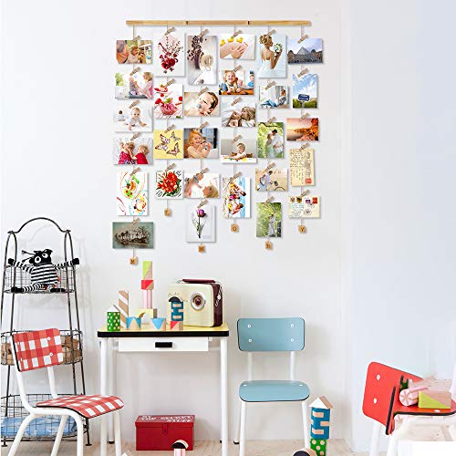 LoveKANKEI MEMORY Bilderrahmen Collage Fotorahmen Holzbilderrahmen mit