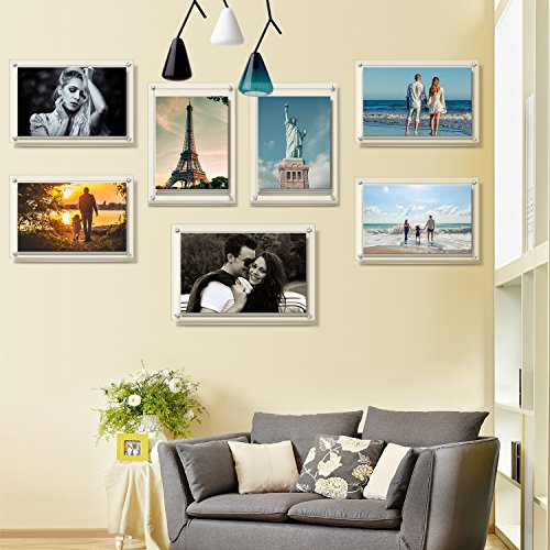 Boxalls Acryl Foto-Bilderrahmen 13x18cm - Magnetischer Rahmen Für 2 Fotos