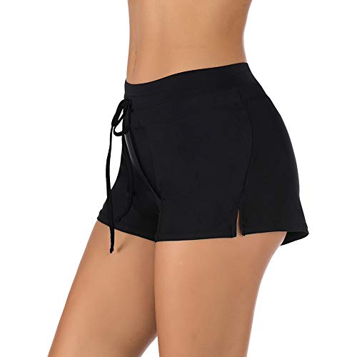 Damen Badeshorts Schnelltrocknend - Boardshorts Mit UPF 50+ Für Schwimmen & Sport