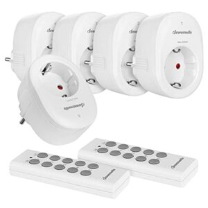 DEWENWILS Funksteckdosen-Set mit Fernbedienung – 5er Set