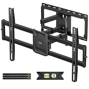 USX-MOUNT TV Wandhalterung Schwenkbar Neigbar für 47-84 Zoll LED, LCD, Plasma TV mit max.VESA 600x400mm, Aufhaengung mit Ausziehbar Ultrastarker Doppelarm bis zu 60kg, Fernseher Halterung