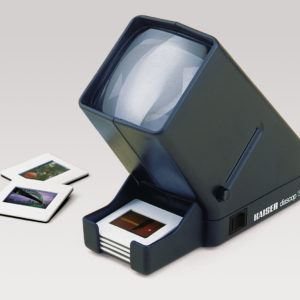 Dia-Betrachter "diascop 3", Batteriebetrieb und Netzgeräteanschluss für Netztgerät # 2009. (Ersatzla$