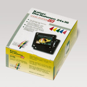 Dia-Rähmchen "C.A.M./CS", 5 x 5 cm, 100 Stück