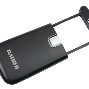 Taschenlupe mit LED-Beleuchtung, Vergrößerung 3-fach, inkl. Batterien (2 x 3 V, CR1220)