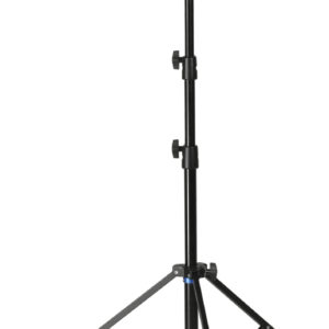 Leuchtenstativ "AutoFold S", mit Klappmechanismus der Stativbeine. 4-teilige Mittelsäule