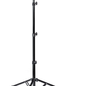 Leuchtenstativ "Compact 175", Einstellhöhe ca. 45-175 cm,schwarz, mit Nivellierbeinen