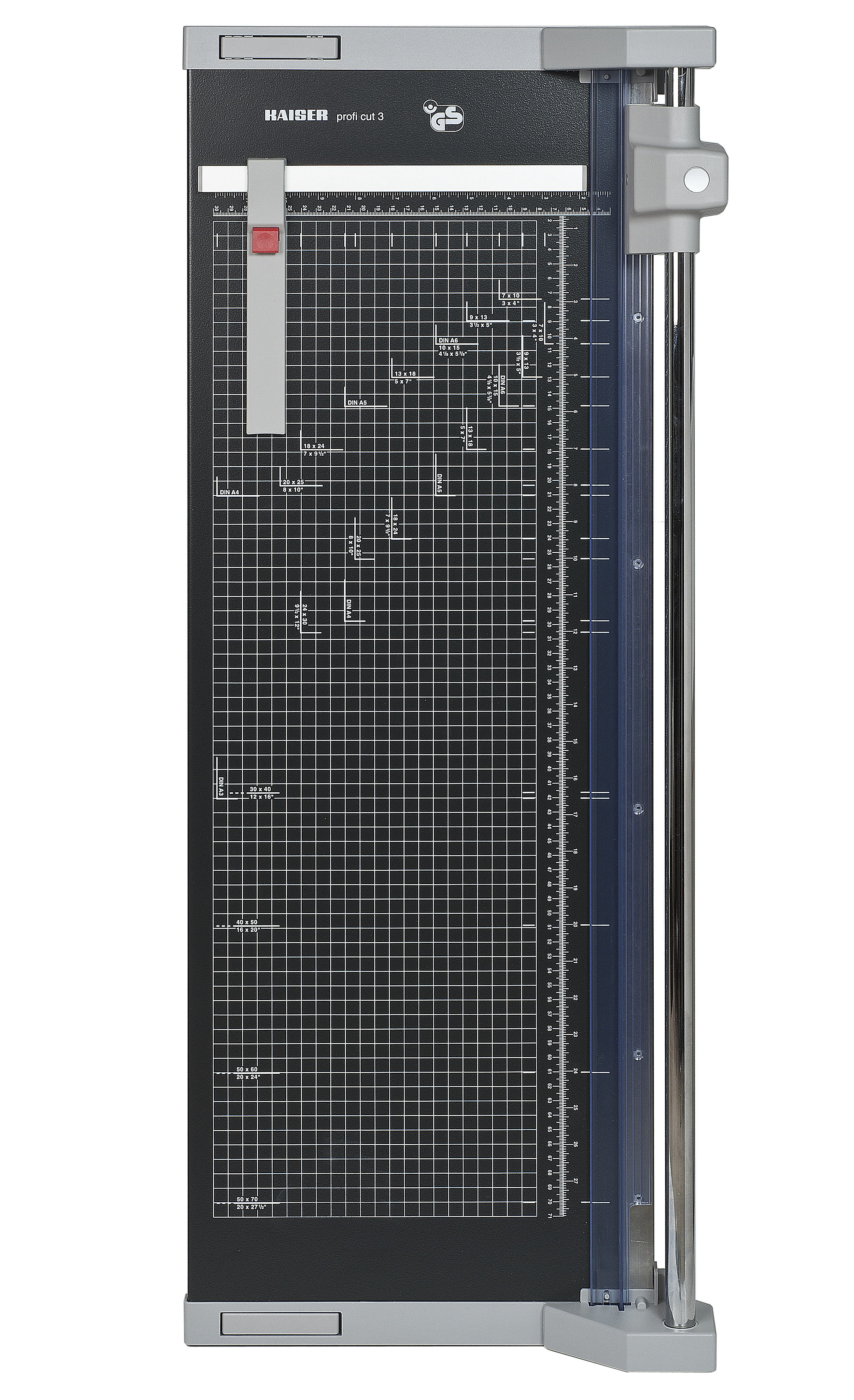 Sicherheits-Schneidemaschine "profi cut 3", Schnittlänge 72 cm inkl. verstellbarem Rückanschlag