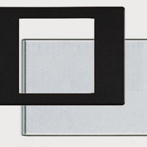 Einlagen SYSTEM-V, Formatmaske 6 x 6 / AN-Glas