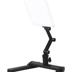 Desktop-Leuchte LED, mit 96 High-CRI-LEDs, 5600 K, Leuchtfläche 14 x 20 cm. Inkl. Aufstellfuß und Ha$