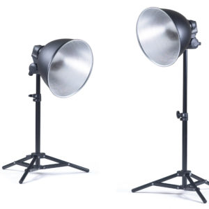 Desktop-Beleuchtungs-Set 2, bestehend aus 2x 5861 und 2x Energiesparlampe 25 W (3110)