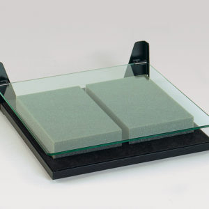 Buchhalterung für Bücher bis max. 45 x 40 cm, Glasandruckplatte, Höhe variabel bis 95 mm inkl. Schau$