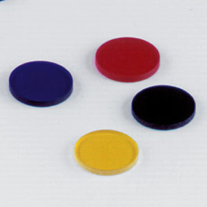 Farbfilter-Set: rot, blau, grün, gelb, je 3 Stück, passend in Irisblende # 5946 und Fokusaufsatz # 5$
