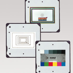 Test-Dia-Satz, 3 Stück, für Dia-Reproduktion