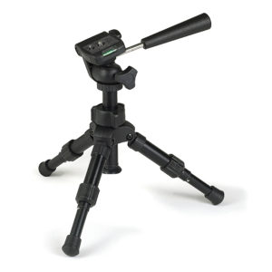 Kamera-Tischstativ DSLR, mit Schwenk-/Neigekopf, Höhe ca. 18-30 cm. Inkl. Tragetasche