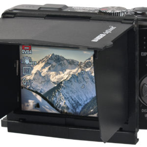 Monitor-Blendschutz "digiShield³", für Digitalkameras mit Monitor bis 7,6 cm (3,0"), schwarz