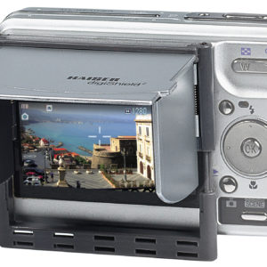 Monitor-Blendschutz "digiShield²", für Digitalkameras mit Monitor bis 6,9 cm (2,7"), silber