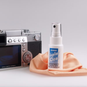 Display-/Optik-Reinigungs-Set, bestehend aus Pumpspray "Display Clean", 25 ml und Mikrofaser-Reinigu$