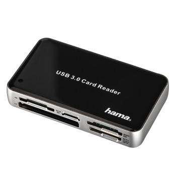 USB-3.0-Multi-Kartenleser All in One, Schwarz/Silber