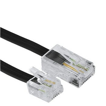 DSL-Anschlusskabel, Modular-Stecker 8p4c - Modular-Stecker 6p4c, 3 m