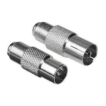 SAT-Adapter-Set F-Kupplung - Koax-Stecker/F-Kupplung - Koax-Kupplung