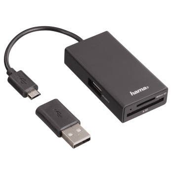 USB-2.0-OTG-Hub/Kartenleser für Smartphone/Tablet/Notebook/PC