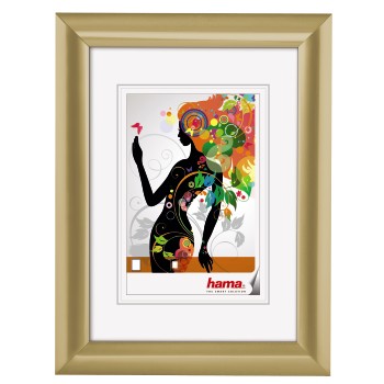 Kunststoffrahmen Malaga, Gold, 30 x 40 cm