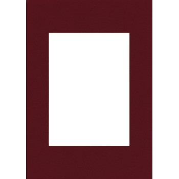 Premium-Passepartout, Ziegelrot, 30 x 40 cm