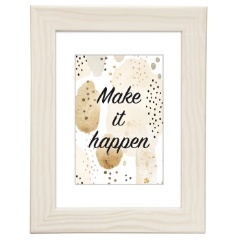 Holzrahmen Riga, Weiß, 20 x 30 cm