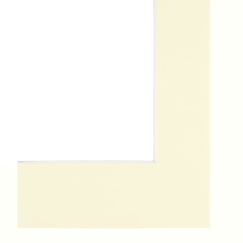 Premium-Passepartout, Schneeweiß, 40 x 50 cm für Bildausschnitt 30 x 40 cm