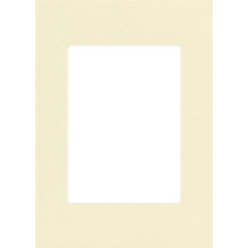 Premium-Passepartout, Elfenbein, 18 x 24 cm