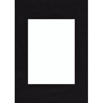 Premium-Passepartout, Tiefschwarz, 40 x 60 cm