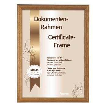 Holzrahmen Oregon, Kork, 21 x 29,7 cm, DIN A4