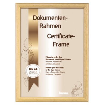 Holzrahmen Oregon, Natur, 21 x 29,7 cm, DIN A4