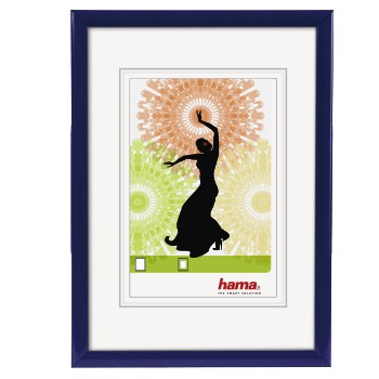 Kunststoffrahmen Madrid, Blau, 21 x 29,7 cm, DIN A4