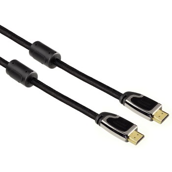 High Speed HDMI™-Kabel Stecker - Stecker, Ferrit, Metall, Ethernet, 3 m