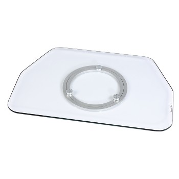 TV-Drehteller, Glas, Klar