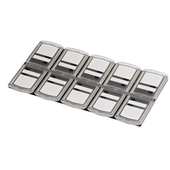 Speicherkarten-Box, Schwarz/Transparent