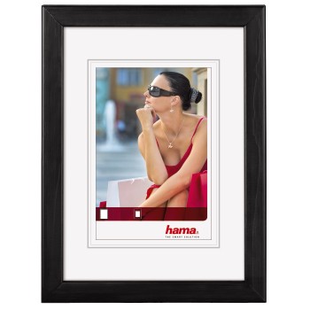 Holzrahmen Giulia, Schwarz, 30 x 40 cm