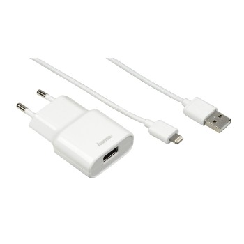 Reiseladeset für Apple iPad, Lightning, 5 V/2,4 A, Weiß