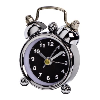 Wecker Nostalgie, Mini, Schwarz