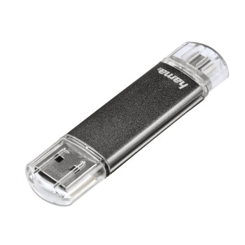 FlashPen Laeta Twin, USB 2.0, 32GB, 10MB/s, Grau