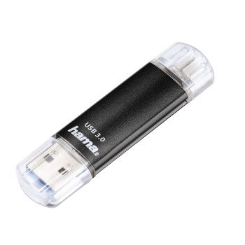 FlashPen Laeta Twin, USB 3.0, 32 GB, 40MB/s, Schwarz