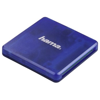 USB-2.0-Multi-Kartenleser, SD/microSD/CF, Blau